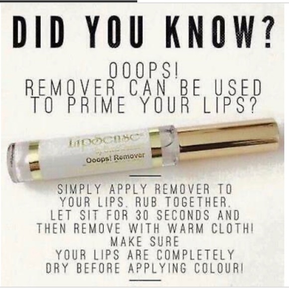 Makeup LipSense Lipstick LipVolumizer Oops remover - Picture 5 of 10